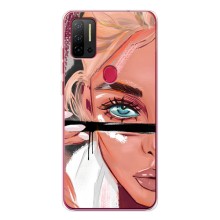 Чехол с печатью для Ulefone Note 11P - (Мода) (AlphaPrint) (Макияж)