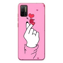 Чехол с принтом для Ulefone Note 11P (AlphaPrint - Знак сердечка) (Знак Love)