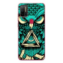 Чехол с птицами на Ulefone Note 11P (VPrint) (Сова с глазом)