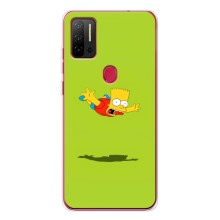 Чехол с Симпсонами для Ulefone Note 11P (VPrint) (Барт Симпсон)