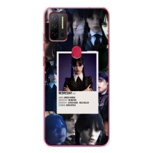 Чехлы Венсдей на Ulefone Note 11P Уэнсдей (AlphaPrint) (коллаж Уэнздей)