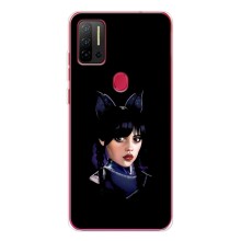 Чехлы Венсдей на Ulefone Note 11P Уэнсдей (AlphaPrint) (серьезная Уэнздей)