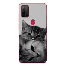 Чехол с рисунком кот на Ulefone Note 11P (Пара котов)