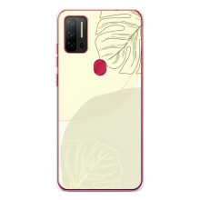 Чехол цветочный дизайн для Ulefone Note 11P – Зелёный фон