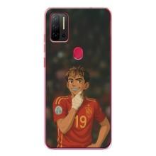 Чехол с футболистом Ламин Ямаль Ulefone Note 11P (Ямаль аниме)