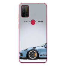 Чохол з авто Порше для Ulefone Note 11P – Блакитний Порше