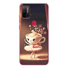Чехол с мемом Тралалело тралала на Ulefone Note 11P (Балерина капучина)