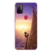 Чехол с мультфильмом Моана Ulefone Note 11P (Моана в море)