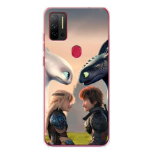 Чехол как приручить дракона на Ulefone Note 11P – Гикавка и Астрид