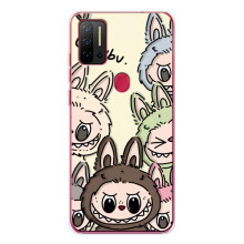 Чехол с Лабубу на Ulefone Note 11P – Коллаж Лабубу