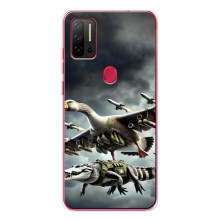Чехол с мемами тралалело тралала для Ulefone Note 11P – Гусини и крокодило