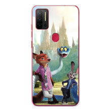 Чехол Зоотрополіс на Ulefone Note 11P – Ник Джуди и змея