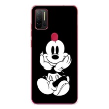 Эксклюзивный чехол для Ulefone Note 11P (AlphaPrint - Мультяшные) (Микки на черном)
