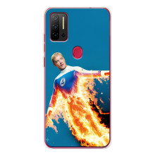 Чехол с принтом Фантастическая четверка для Ulefone Note 11P – Человек-Факел