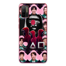 Чехол Гра в кальмара для Ulefone Note 11P – Персонажи игры кальмара