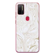 Мраморный чехол на Ulefone Note 11P (VPrint) (Белый мрамор)