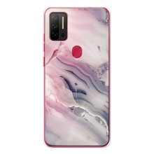 Мраморный чехол на Ulefone Note 11P (VPrint) (Пурпурный Мрамор)