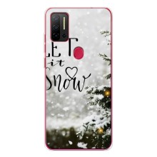 Новогодние, Праздничные Чехлы для Ulefone Note 11P - 2024 год (Let it snow)