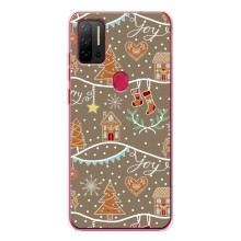 Новогодние, Праздничные Чехлы для Ulefone Note 11P - 2024 год (Новогодние пряники)