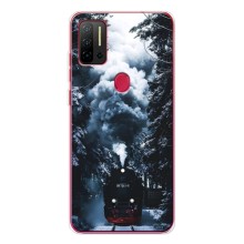 Новогодние, Праздничные Чехлы для Ulefone Note 11P - 2024 год (Зимний поезд)