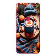 Чехол с уникальным дизайном «Осень с кофе» для Ulefone Note 11P – Кофе и тыквы