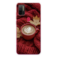 Чехол с уникальным дизайном «Осень с кофе» для Ulefone Note 11P – Кофе на пледе