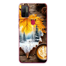Чехол с уникальным дизайном «Осень с кофе» для Ulefone Note 11P – Осенне-зимнее кофе