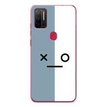 Силиконовые Чехлы (смешные стикеры) для Ulefone Note 11P – Серо-белый