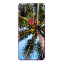 Силиконовый чехол с КАРТИНКАМИ лето для Ulefone Note 11P (AlphaPrint) (Пальма)