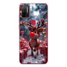 Яркий чехол для Ulefone Note 11P с Зимними Оленятами – Олень среди подарков