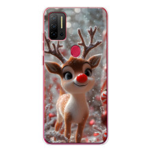 Яркий чехол для Ulefone Note 11P с Зимними Оленятами