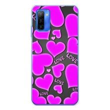 Чехлы для любимой на Нот 12 (VPrint) (Pink hearts)