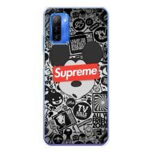 Чохол з Брендами одягу на Ноте 12 – Supreme Маус
