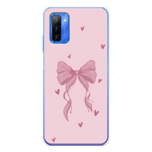Чехол банты для Ulefone Note 12 – Бант на розовом
