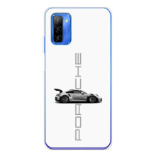 Чохол з авто Порше для Ulefone Note 12 – білий порше
