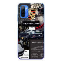 Чохол з авто Порше для Ulefone Note 12 – Колаж Порше