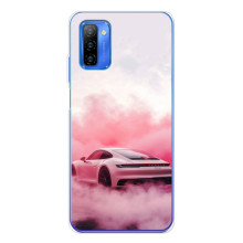Чохол з авто Порше для Ulefone Note 12 – Рожевий Порше