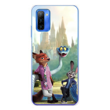 Чехол Зоотрополіс на Ulefone Note 12 – Ник Джуди и змея