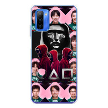 Чехол Гра в кальмара для Ulefone Note 12 – Персонажи игры кальмара