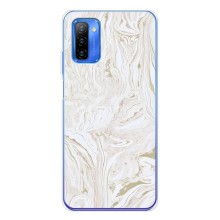 Мраморный чехол на Ulefone Note 12 (VPrint) (Белый мрамор)