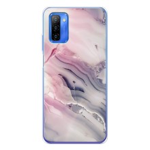 Мраморный чехол на Ulefone Note 12 (VPrint) (Пурпурный Мрамор)