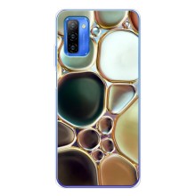 Мраморный чехол на Ulefone Note 12 (VPrint) (Радужный Мрамор)