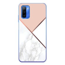 Мраморный чехол на Ulefone Note 12 (VPrint) (Тройной мрамор)