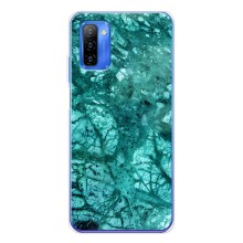 Мраморный чехол на Ulefone Note 12 (VPrint) (Зеленый мрамор)