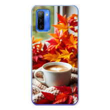 Чехол с уникальным дизайном «Осень с кофе» для Ulefone Note 12