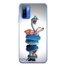 Силиконовый чехол с принтом Зоотрополіс для Ulefone Note 12 – Змея Зоо