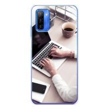Силиконовый бампер (Работники) на Ulefone Note 12 – Офисный работник