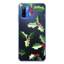 Зимні Чохли для Нот 12 - прозорий фон (Різдвяний фон)