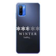 Зимні Чохли для Нот 12 - прозорий фон (Winter loading)