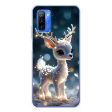 Яркий чехол для Ulefone Note 12 с Зимними Оленятами – Блистающий оленёнок